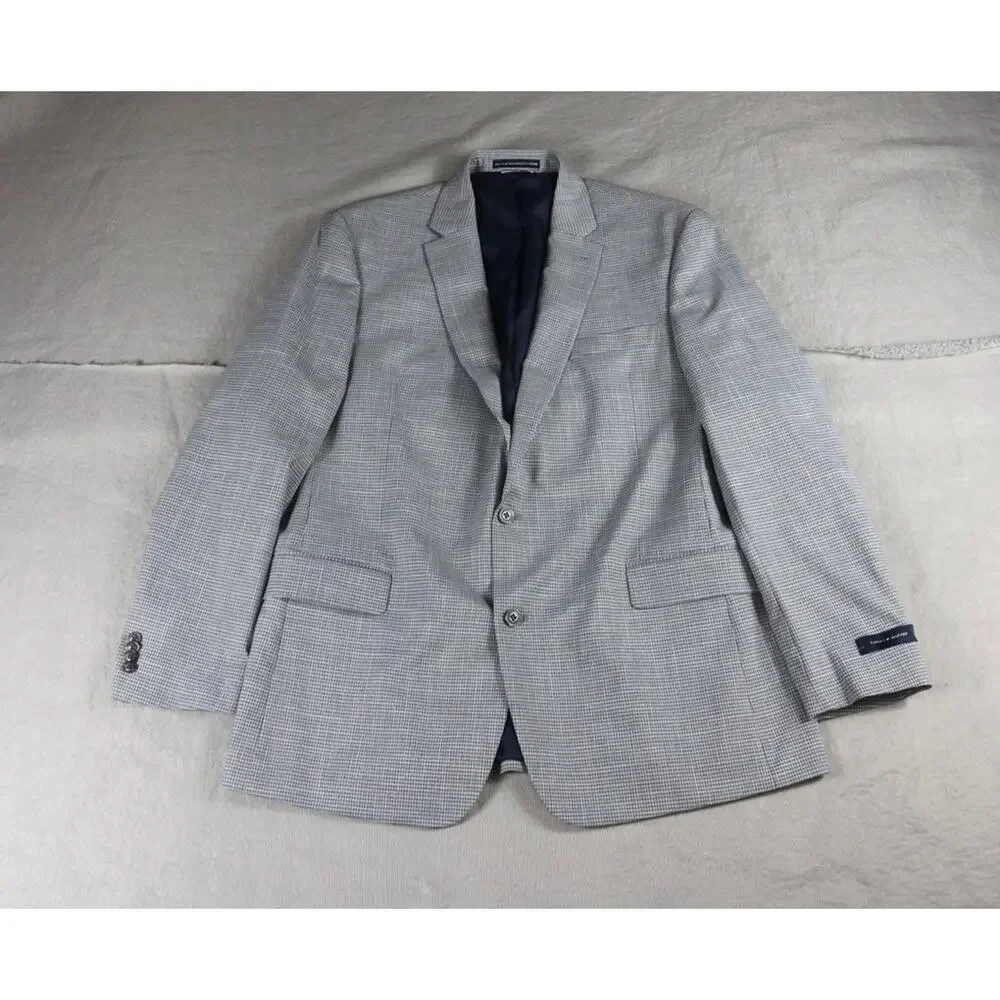 New Tommy Hilfiger Suit Jacket 46L Sports Coat Blazer Single Breasted